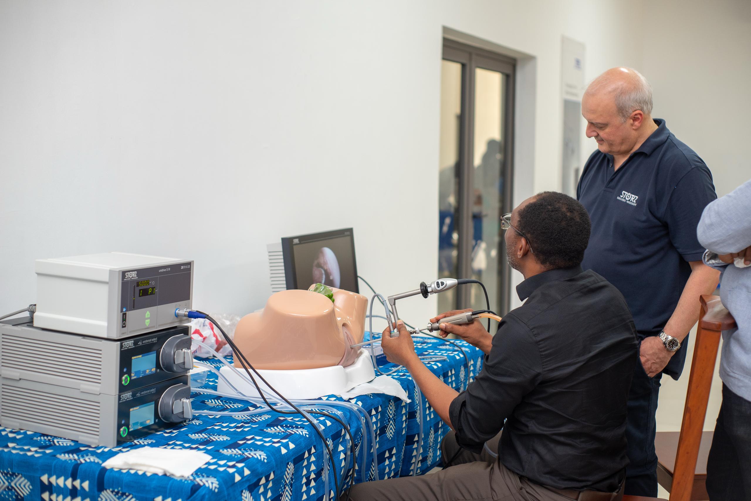 Démonstration sur simulateur