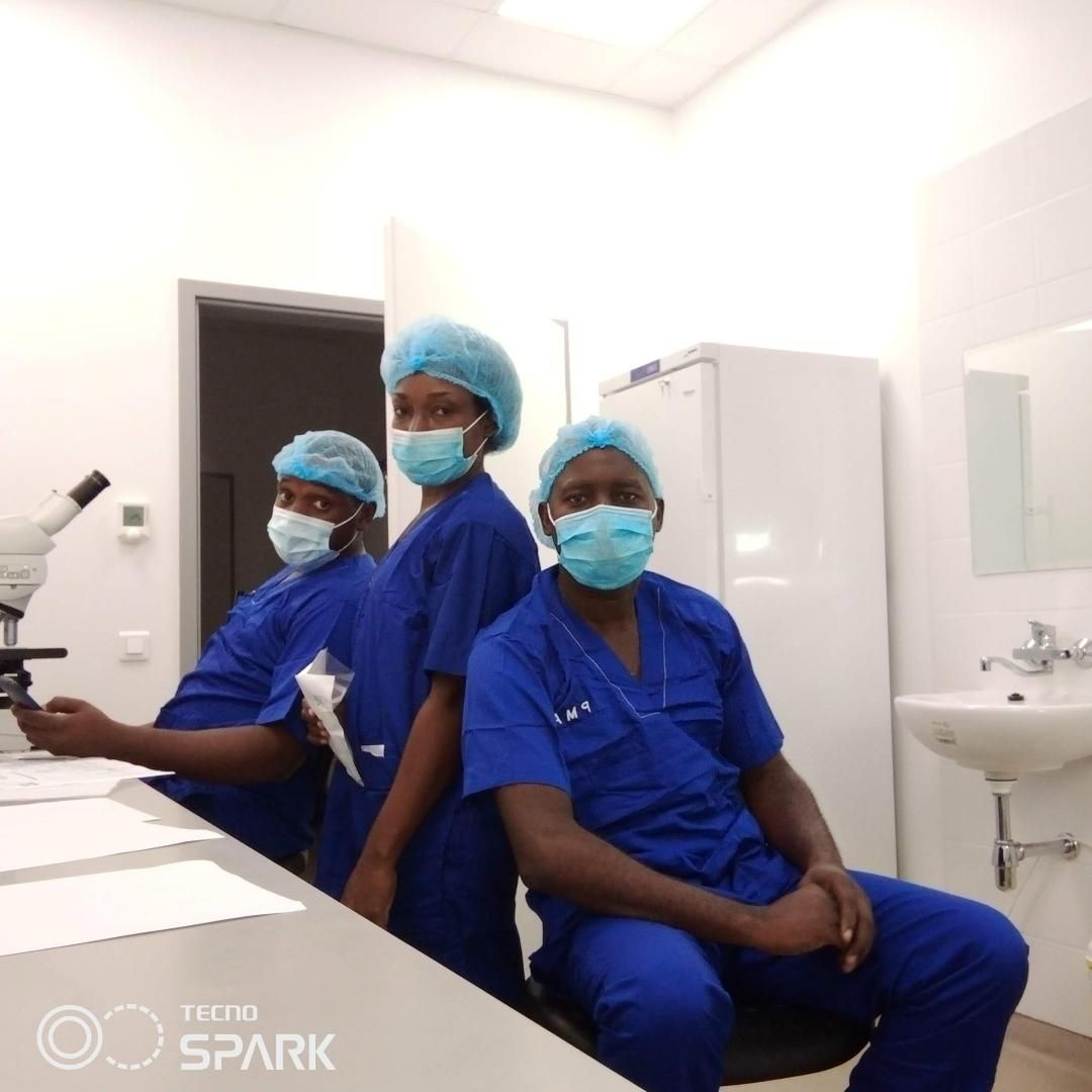 L'équipe au laboratoire d'AMP